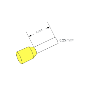 Izolirani tulec - 0,25 - 6 rumen