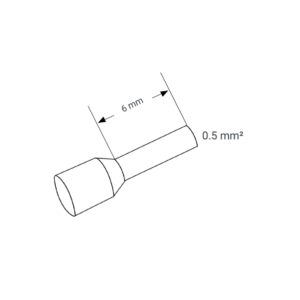 Izolirani tulec - 0,50 - 6 bel