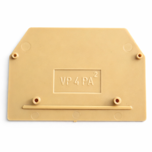 Končne ploščice za varovalne vrstne sponke